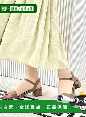 日本直邮Oriental Traffic 金属线条中跟凉鞋 31209 OR526BW00216