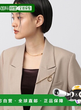 1h可退 日本直邮apart by lowrys 女士手工设计金属扭曲胸针 1521