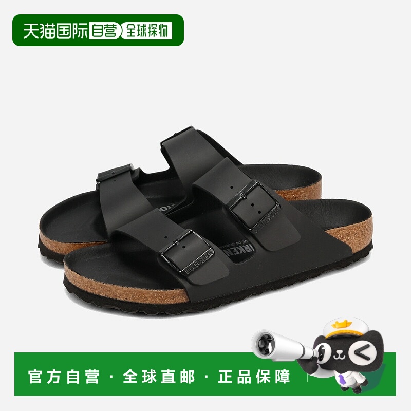 日本直邮BIRKENSTOCK ARIZONA BIRKO FLOR 男士常规款凉鞋 三色黑