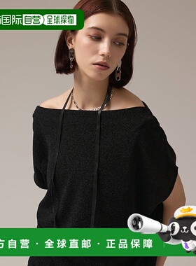 1h可退 日本直邮Diagram 女士皮革风格领结短项链 0325391505