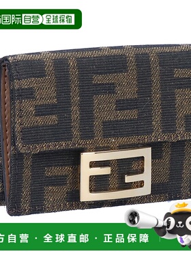 日本直邮FENDI 折叠钱包 三折钱包 BAGUETTE 8M0395 A98P F0A6E T