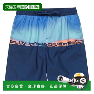 日本直邮Quiksilver 日常文字印花沙滩裤 泳衣[25SPQBS]