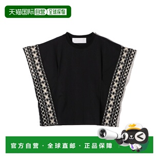 1h可退 日本直邮assiette 女装 手洗可 棉质 镂空 蕾丝罩衫 长袖T