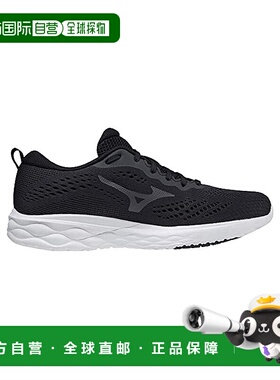 【日本直邮】Mizuno美津浓 跑鞋 轻量 黑色x灰色 23.5cm 2E运动鞋
