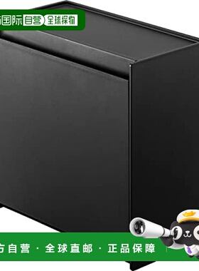 【日本直邮】山崎 吸铁式咖啡茶包收纳盒 黑色W17×D8.7~15×H17.