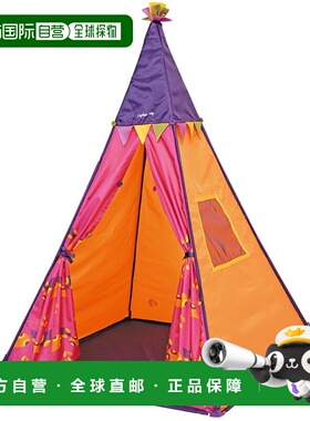 日本直邮Captain Stag CS Yu 少年圆锥形帐篷橙色户外配件 UX2586