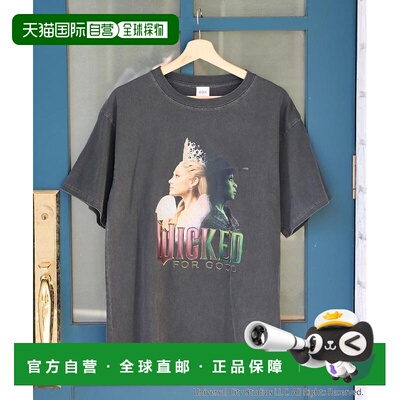 日本直邮FREAK'S STORE女装WICKED联名魔女印花T恤 1121429700003
