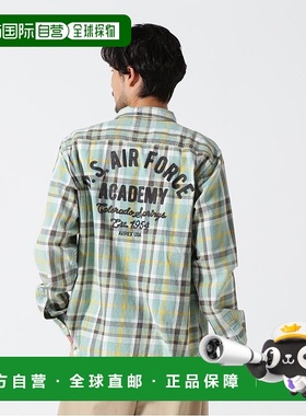 日本直邮AVIREX 褪色格纹衬衫 USAFA [AV1129EM025171]