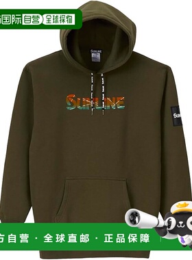 【日本直邮】SUNLINE 男式拉绒套头连帽衫 SUW-15312 橄榄色 M 码