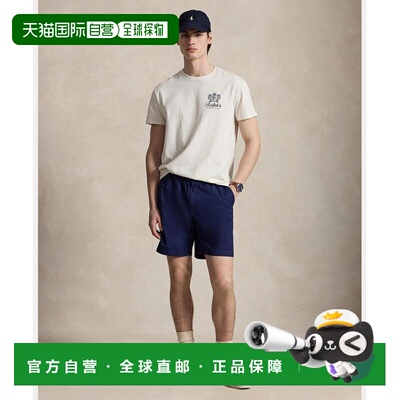 1h可退 日本直邮Polo Ralph Lauren 男士 纯棉8英寸预科星斜纹短