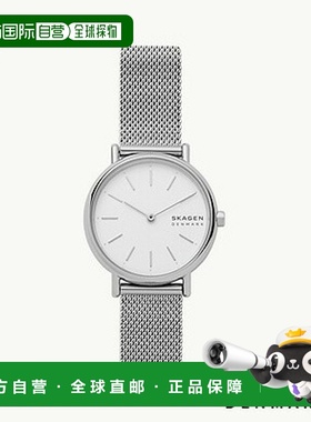 日本直邮Skagen Freja Lille 玫瑰金色钢网手表 SKW2665 女士模拟