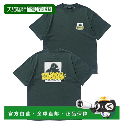 1h可退 日本直邮XLARGE 男女同款原创图案短袖T恤  101252011042