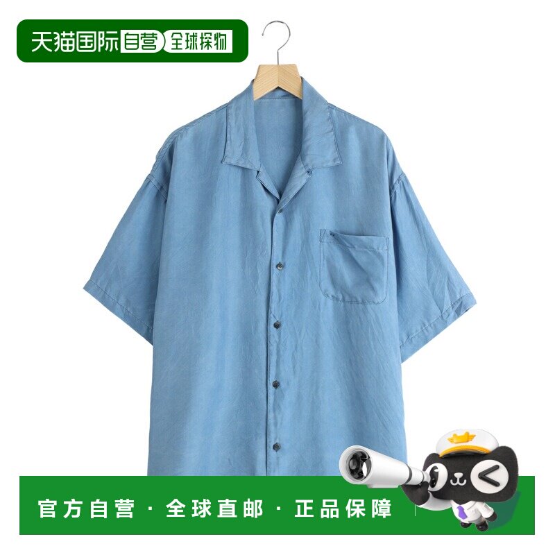 日本直邮PORTER CLASSIC H/W 靛蓝真丝衬衫 PC-024-3337-26SS[COR