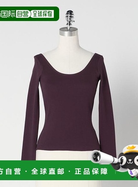 1h可退 日本直邮LOEFF 棉质罗纹圆领T恤长袖上衣