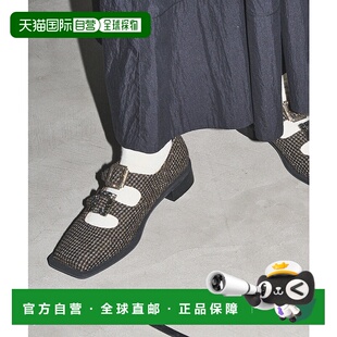 易穿脱设计 女士宽方头双饰扣玛丽珍鞋 251 日本直邮GRISE 1h可退