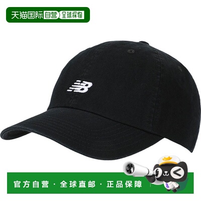 日本直邮New Balance 帽子 6 Panel Classic Hat V 2.0 白色 黑色