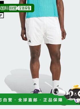 日本直邮adidas 克莱玛酷尔网球专业男士短裤 KB9662 白色