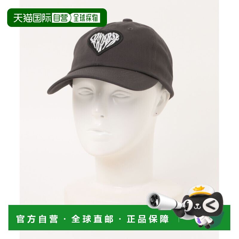 日本直邮CONVERSE TOKYO 女士 心形徽章棉质棒球帽 A2868PHT112 - 实物图