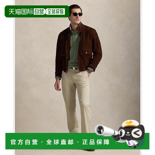 日本直邮POLO RALPH LAUREN 弹力直筒水洗斜纹棉布长裤休闲直筒裤