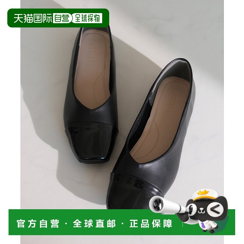 1h可退 日本直邮Vivian 女装 异材质拼接 平底芭蕾鞋 闪片× twee