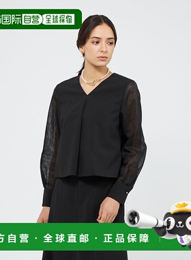 1h可退 日本直邮EPOCA 女装 高捻纱A字型罩衫 M5M26626__