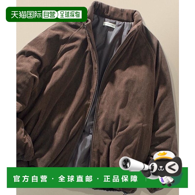 1h可退 日本直邮官方授权 FREAK'S STORE 宽松版灯芯绒加棉立领夹