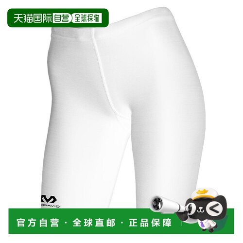 日本直邮McDavid 女士篮球压缩短裤 M707W/WH
