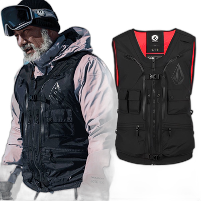 23-24 VOLCOM IGUCHI SLACK背心男女雪崩背心背包滑雪服运动