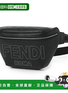 日本直邮Fendi 男士黑色斜挎包/腰包 7va562 ap15 f0gxn