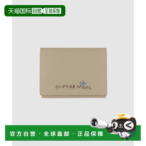 日本直邮MARNI 男女同款 绗缝花卉三折钱包 PFMO0105U2P6533