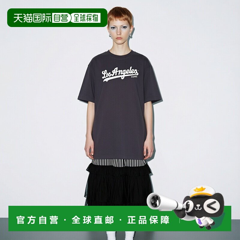 1h可退 日本直邮Sporty&Rich 女士洛杉矶道奇队短袖T恤 TO0436276
