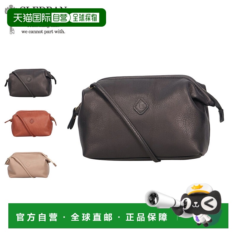 日本直邮CLEDRAN女士 肩包 真皮 牛皮 斜挎 轻便 紧凑 TANTE PURS