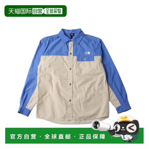 日本直邮THE NORTH FACE 长袖努普西衬衫 长袖衬衫 太阳能蓝配砾