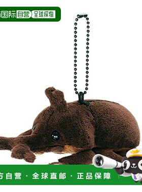 【日本直邮】Colorata昆虫毛绒玩具黑色甲虫个性玩偶挂件时尚简约