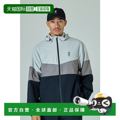 1h可退 日本直邮Eastside Golf男装高弹防风外套 三色拼接设计 75