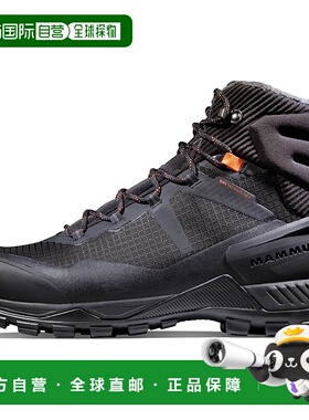 【日本直邮】猛犸象 黑色fin III Mid DT 男式徒步鞋 3030-04810