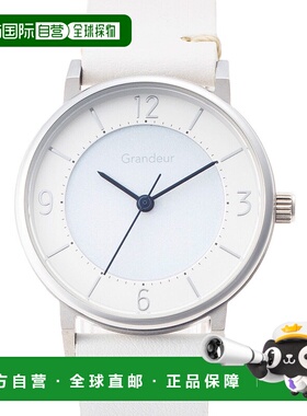 日本直邮GRANDEUR太阳能充电式三针石英表GSW005W2