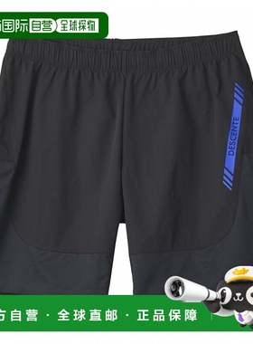 日本直邮Descente 排球半长裤 DV4FHP01U 运动长裤 黑色迪桑特