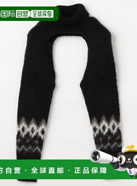 1h可退 日本直邮BASICKS 女士 Nordic风手臂套 用心形刺绣设计保