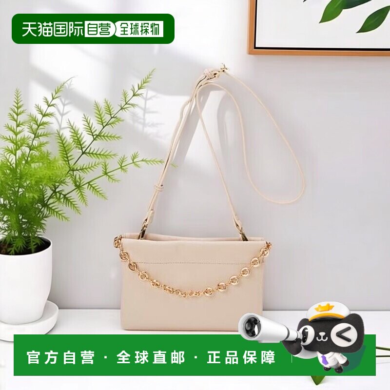 1h可退 日本直邮TOPKAPI 光滑皮革链条款 燕子扣 迷你肩背包手袋