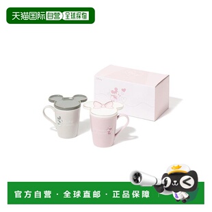 1h可退 日本直邮Francfranc 迪士尼情侣杯 面部图案马克杯杯子