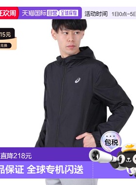 日本直邮ASICS 跑步 Dry Woven SILVER 夹克 2011D294.001 男装运