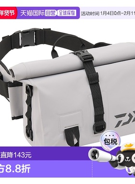日本直邮 DAIWA TP Hip Bag D 轻便防水钓鱼腰包 浅灰色 适合户外