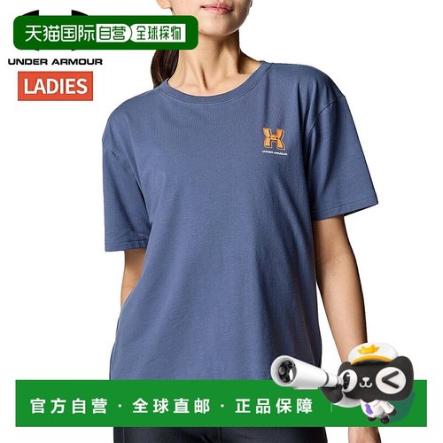 日本直邮安德玛 UNDER ARMOUR UA 女士高性能棉质T恤 春夏 运动