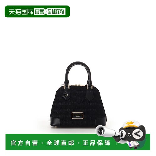 日本直邮Samantha Thavasa 时尚粗花呢手提包 [75355708]