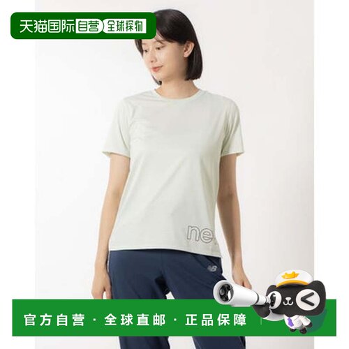 日本直邮New Balance 女款田径/跑步防风夹克，季节性T恤 WT43207