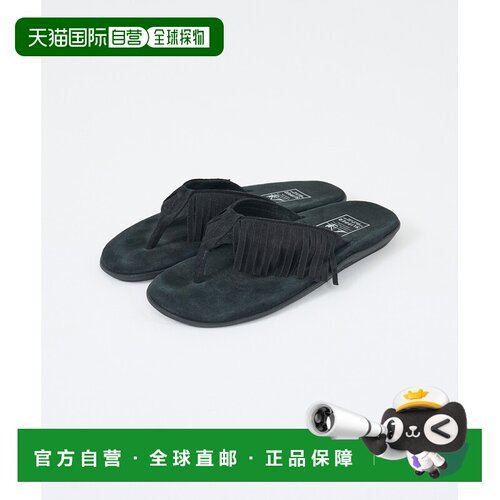 日本直邮ISLAND SLIPPER 男女同款 麂皮流苏人字拖凉鞋 005230620