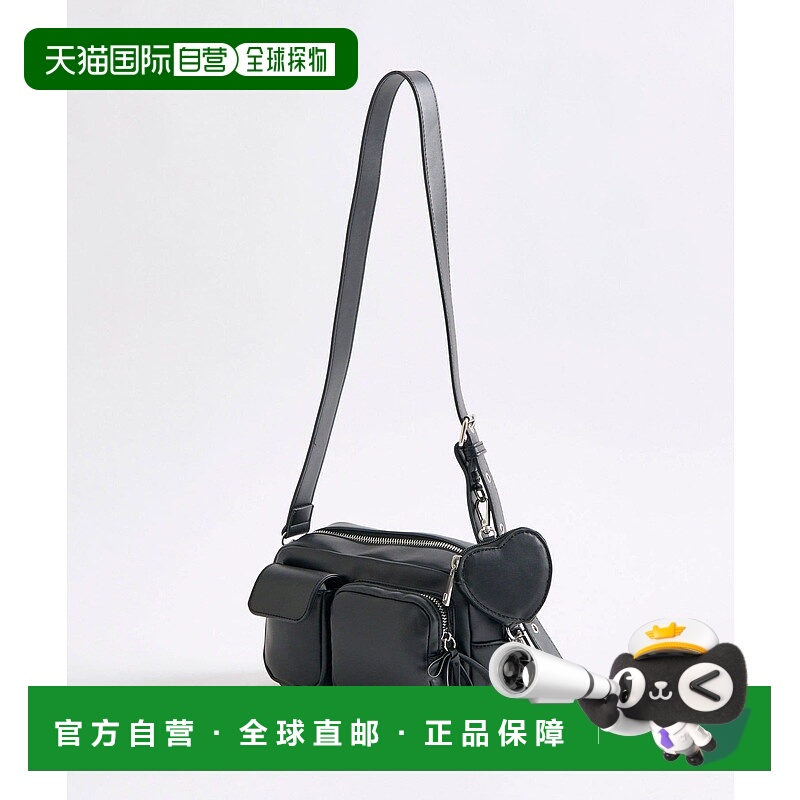 1h可退 日本直邮OLIVE des OLIVE 女士仿皮迷你单肩包附爱心零钱