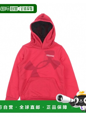 日本直邮UNDER ARMOUR 儿童UA Tech Terry大logo连帽运动衫[60078