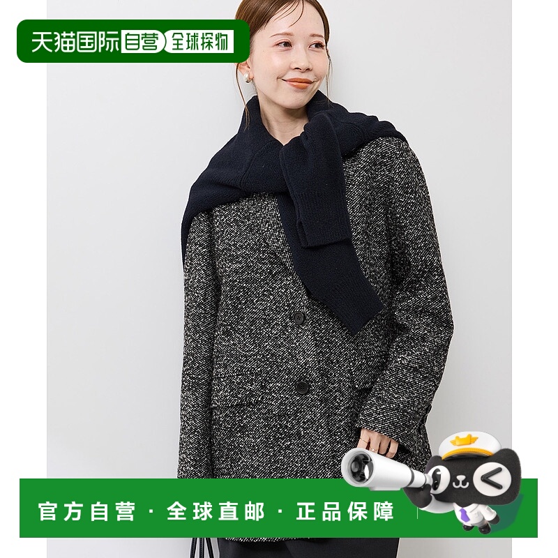 1h可退 日本直邮ROPE' PICNIC 若佩尼 女士宽松单排扣呢料西装外